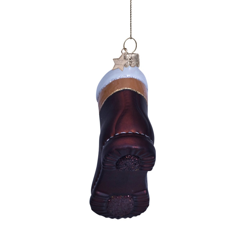 Jólaskraut - brown hiking shoe