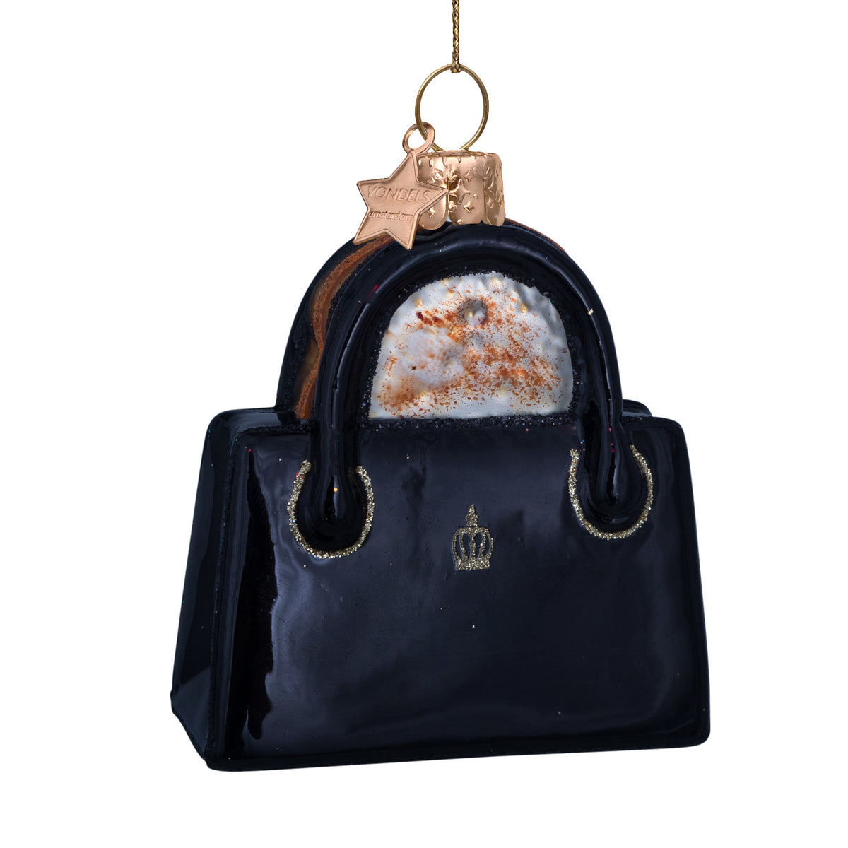 Jólaskraut - Black bag with marmelade sandwitch