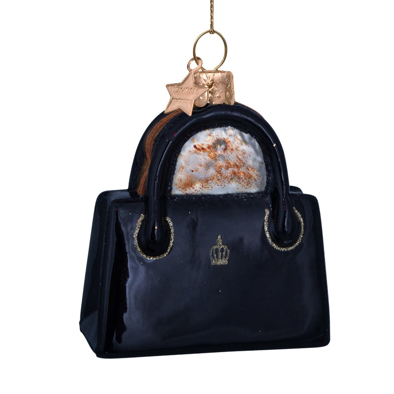 Jólaskraut - Black bag with marmelade sandwitch
