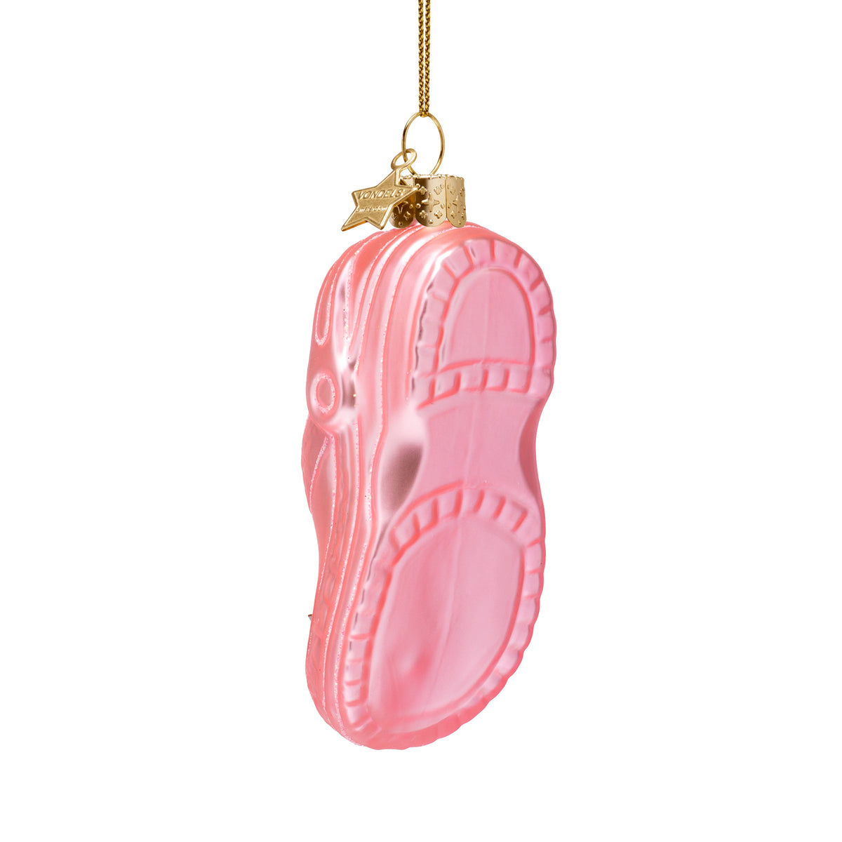 Jólaskraut - matt pink clog w/details