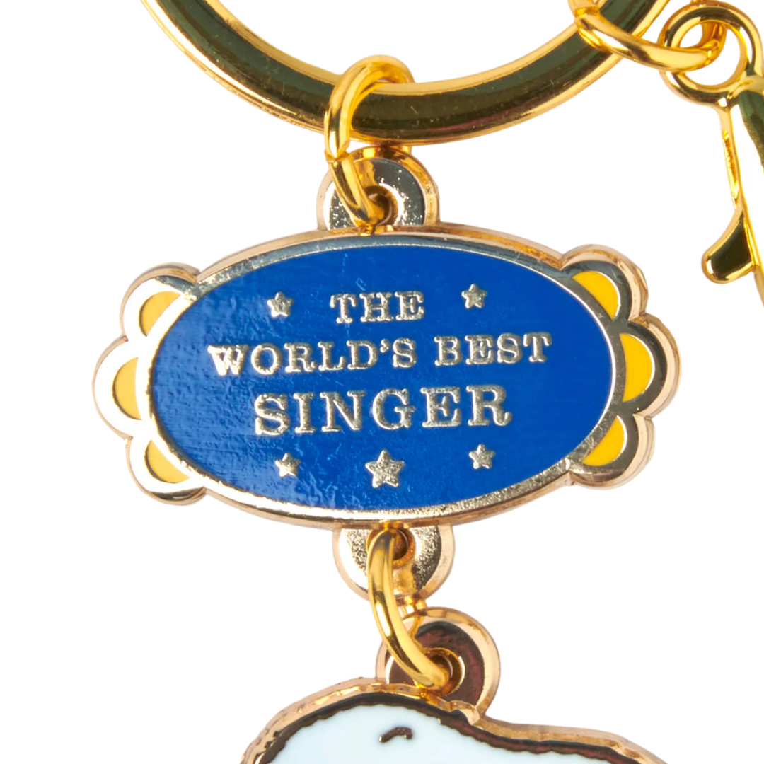 Snoopy lyklakippa - The World's Best Singer