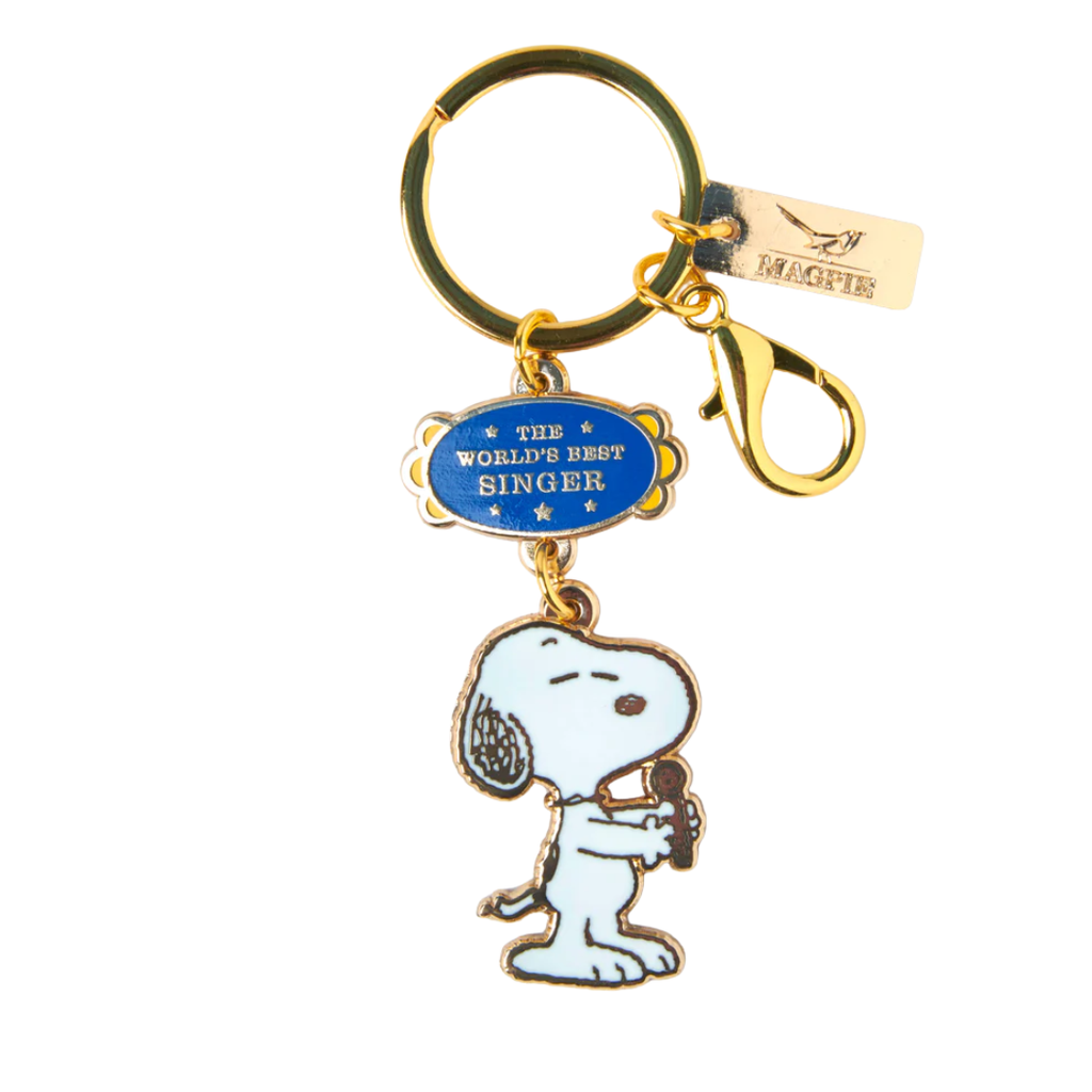 Snoopy lyklakippa - The World's Best Singer