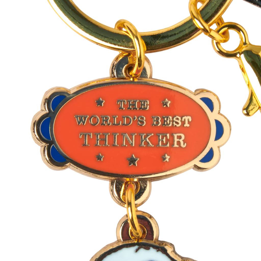 Snoopy lyklakippa - The World's Best Thinker