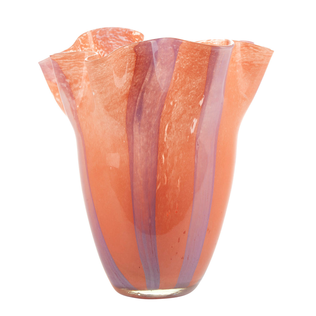 Blómavasi - tulip orange/pink