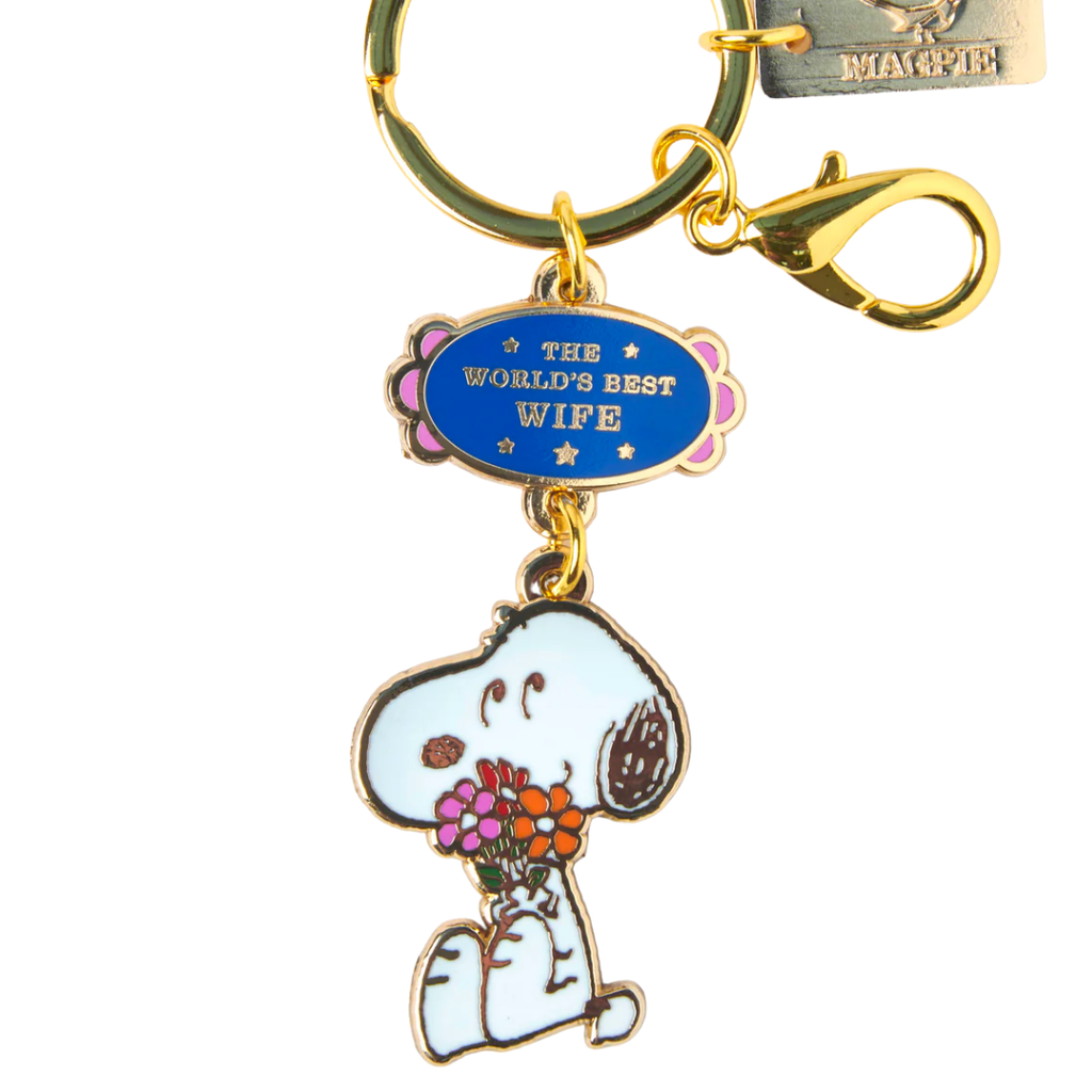 Snoopy lyklakippa - The World's Best Wife