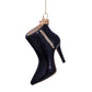 Jólaskraut - Black high heel boot