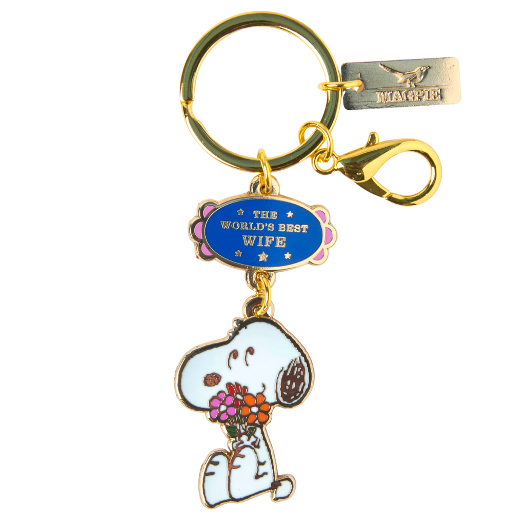 Snoopy lyklakippa - The World's Best Wife