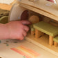 Log House with Miniature Friends