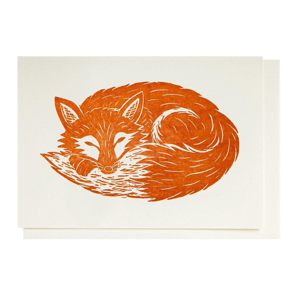 Kort - Sleeping Fox