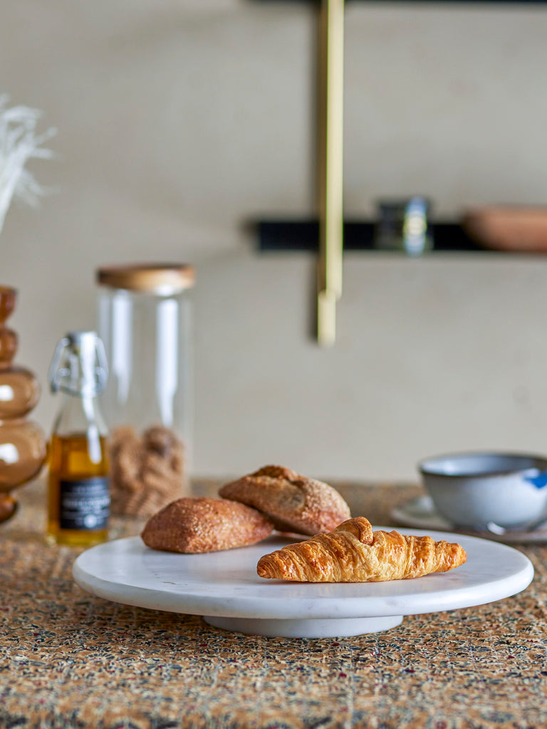 Ellin snúningsdiskur - white marble