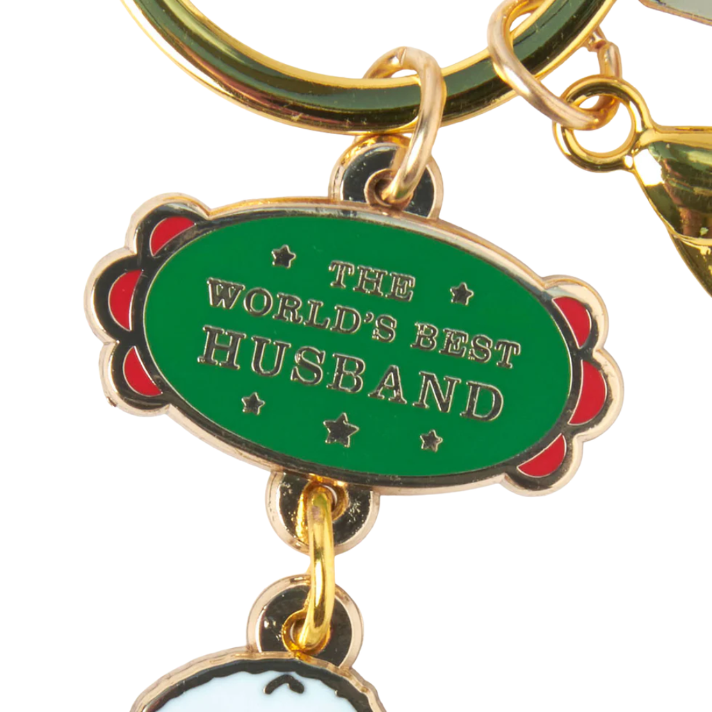 Snoopy lyklakippa - The World's Best Husband