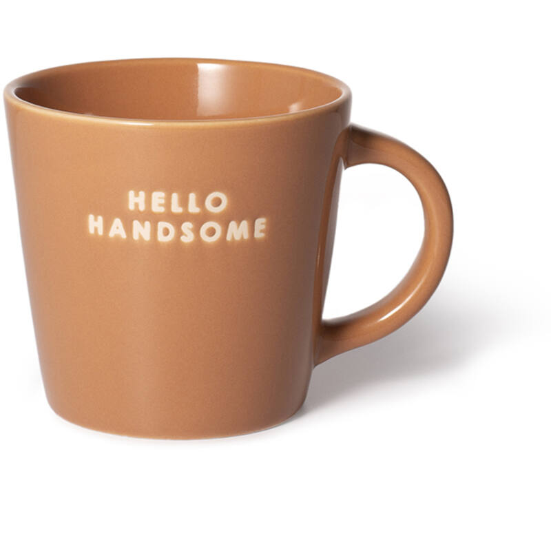 Cappuccino bolli - Hello handsome/terracotta