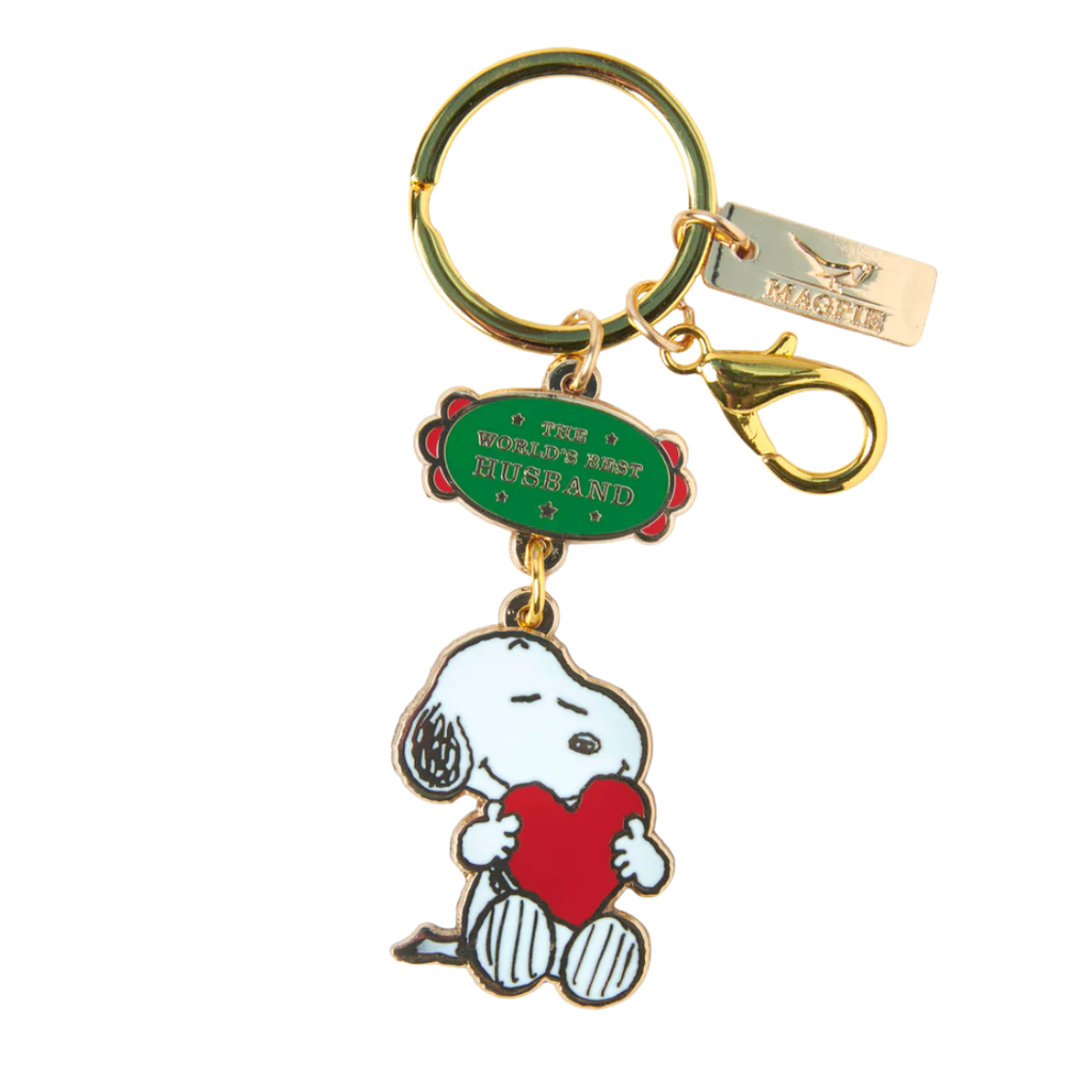 Snoopy lyklakippa - The World's Best Husband