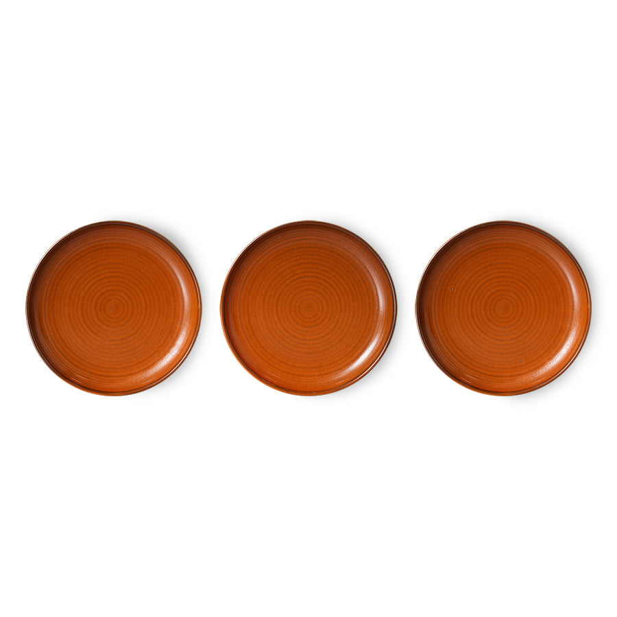 Chef ceramics hliðardiskur - burned orange