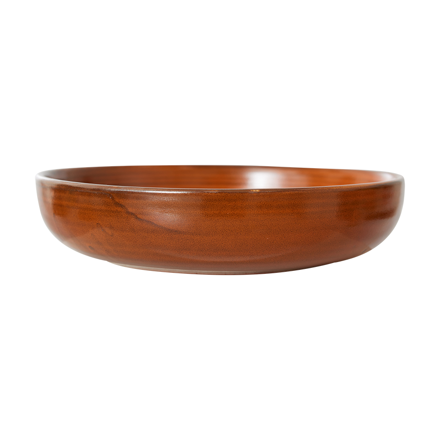 Chef ceramics djúpur diskur L - burned orange