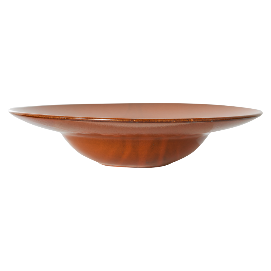 Chef ceramics pasta diskur - burned orange