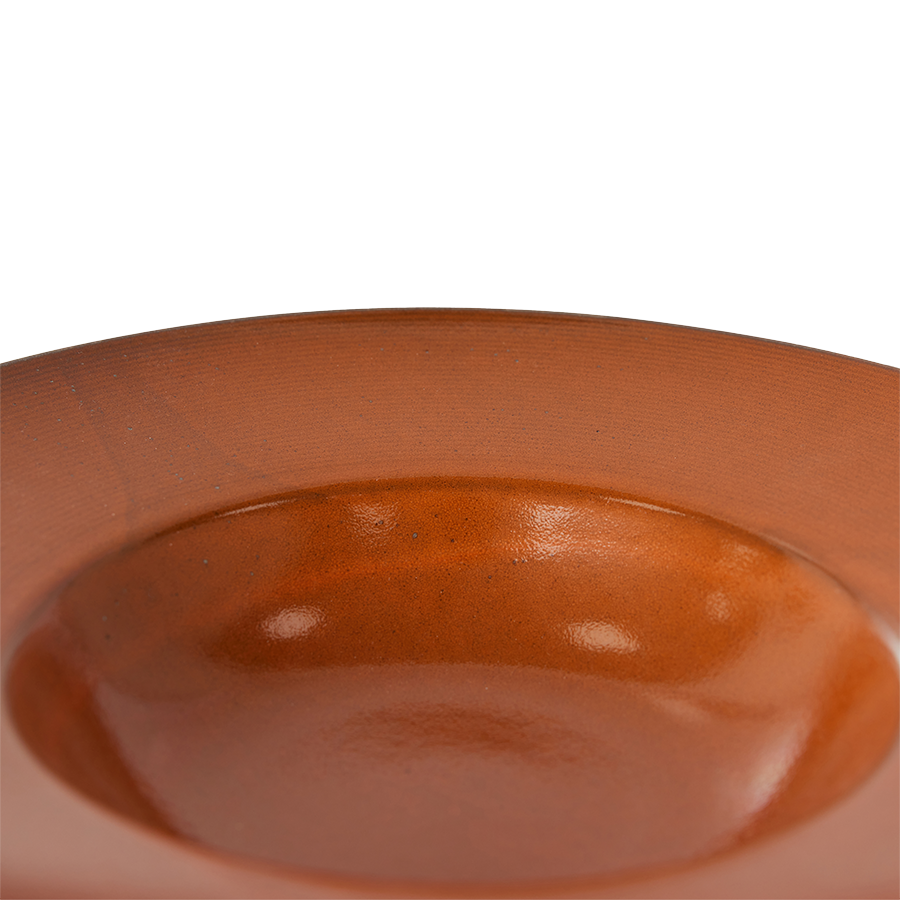 Chef ceramics pasta diskur - burned orange