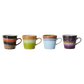 70's bollasett cappuccino solid - 4 stk.