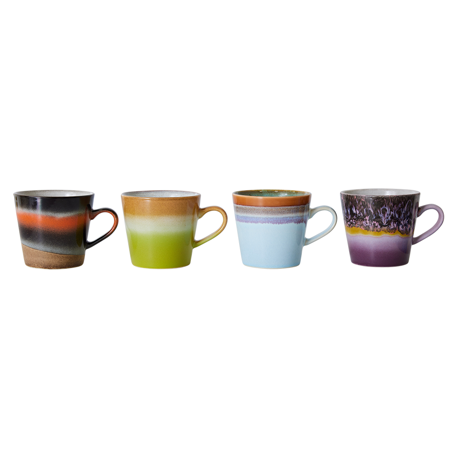 70's bollasett cappuccino solid - 4 stk.