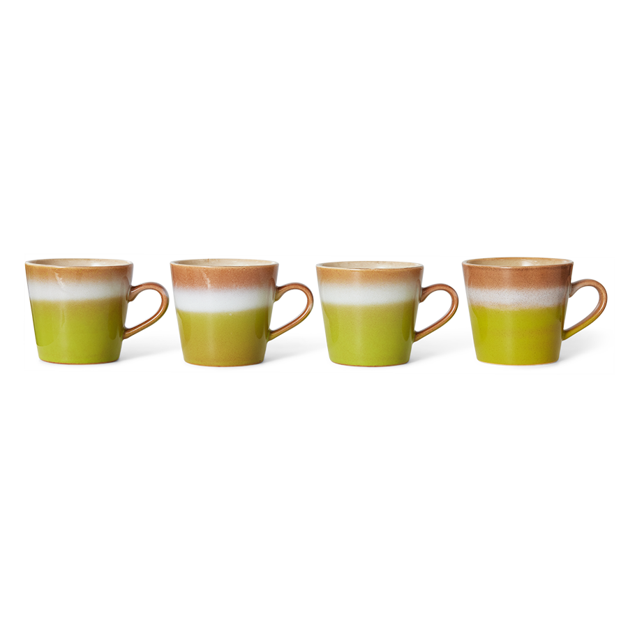 70's keramík cappuccino bolli - eclipse
