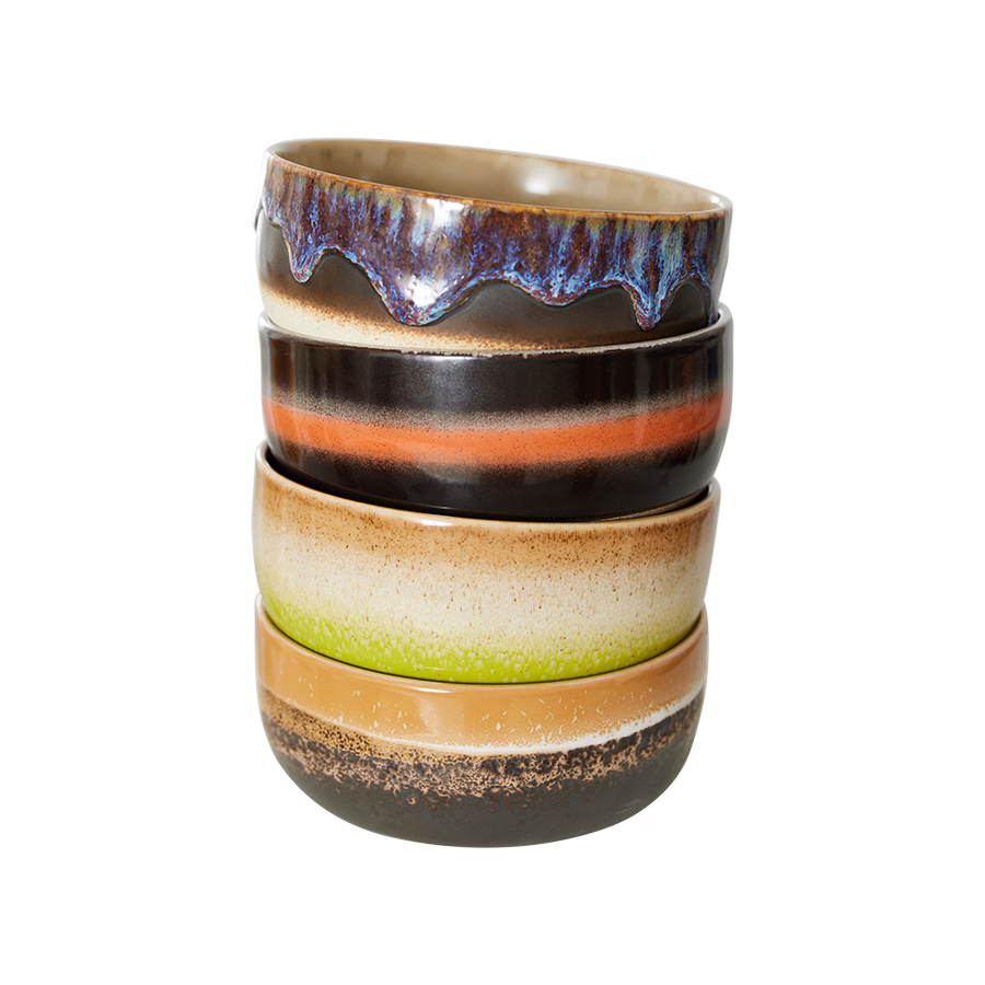 70's desertskálar humus - sett 4 stk.