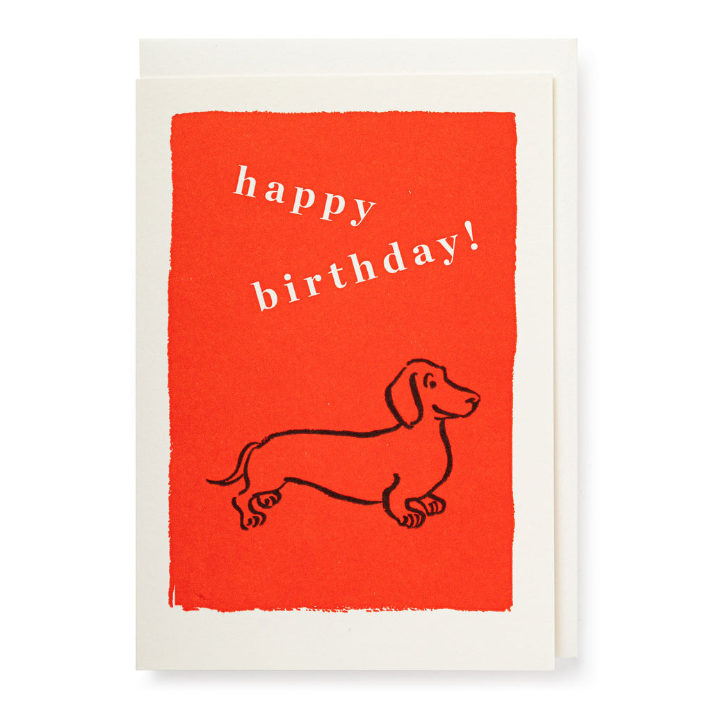 Kort - Birthday Sausage Dog