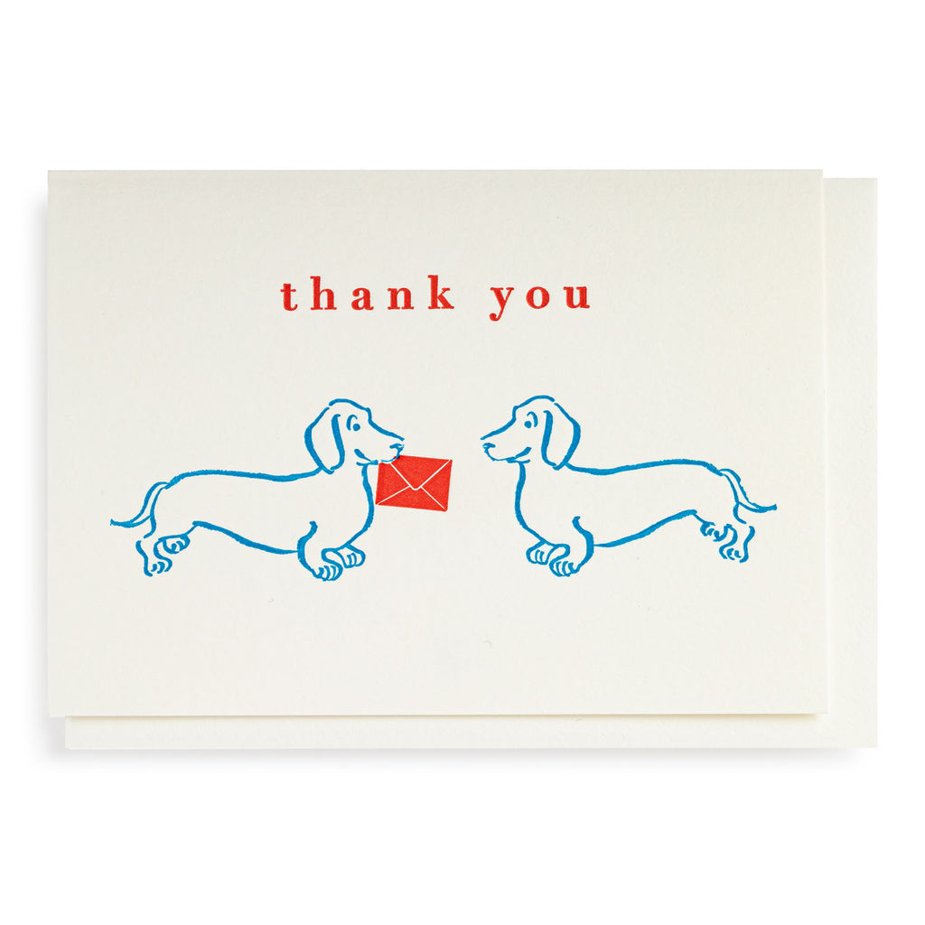 Kort - Dachshund Thank you