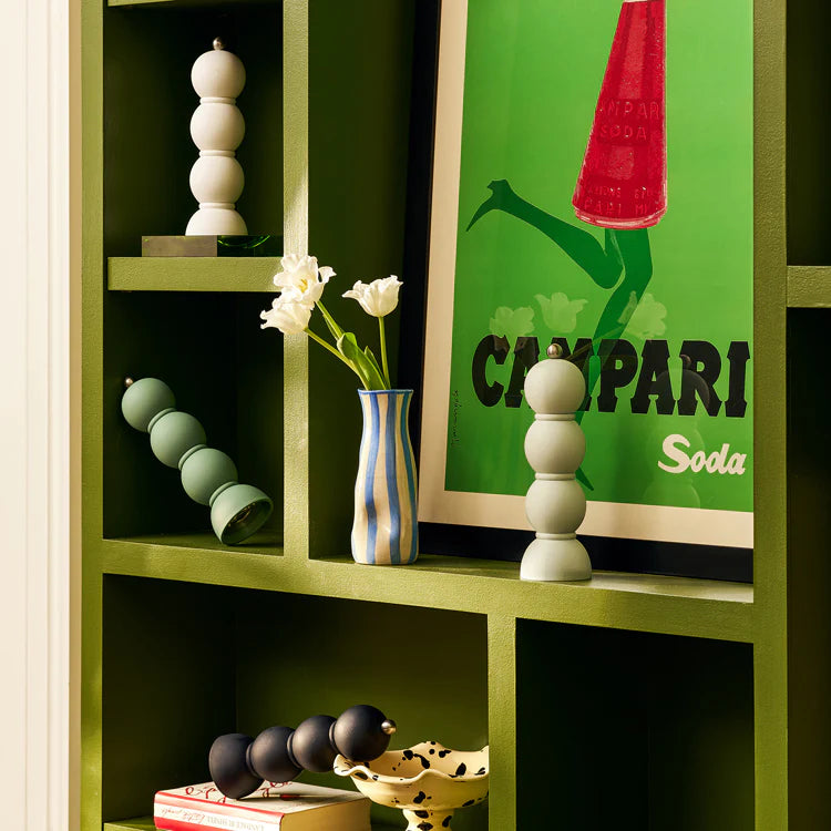 Salt & pipar staukur - bobbin/scandi white