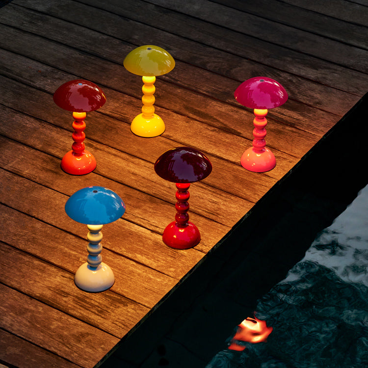 Hleðslulampi - bobbin/cherry