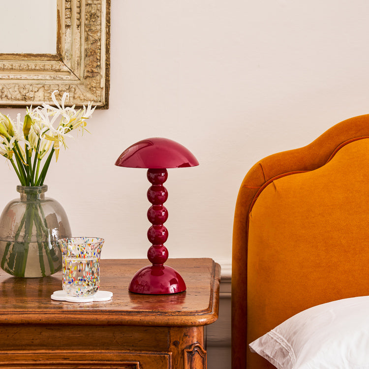 Hleðslulampi - bobbin/cherry