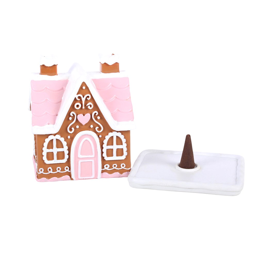 Pink Gingerbread House - fyrir reykelsi