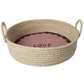 Karfa raffia - hringlaga/love