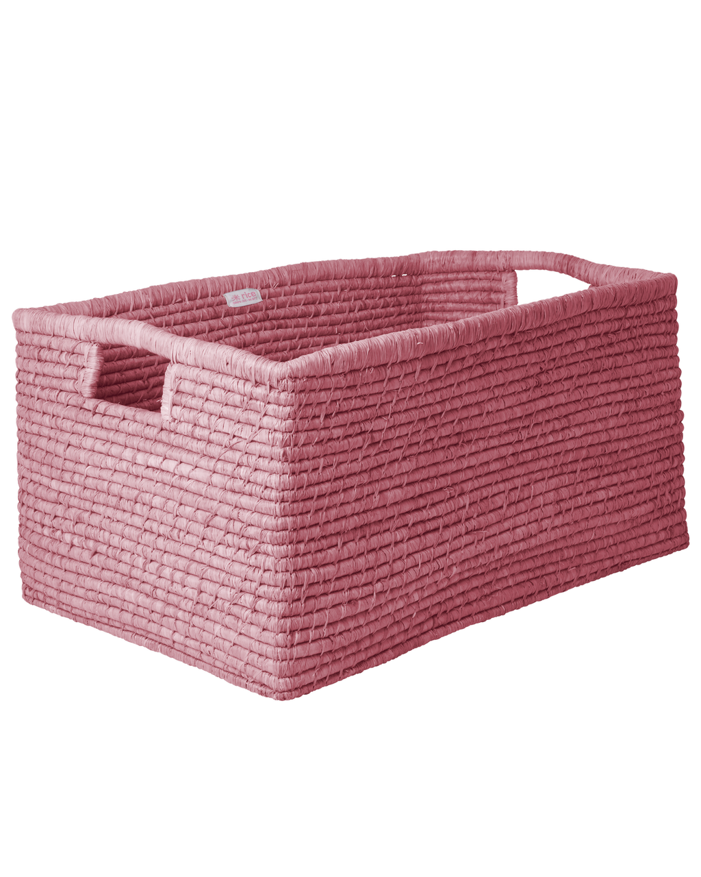 Karfa raffia - Stór/Pink