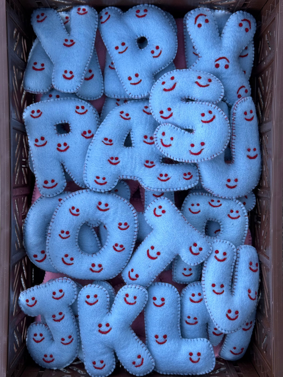 Þæfður bókstafur A-Ö - bros