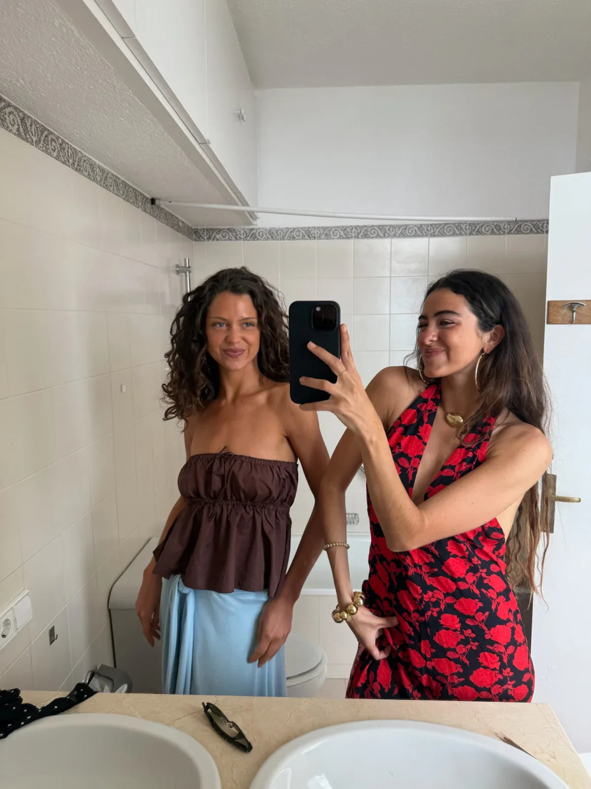 Camila Café top/skirt