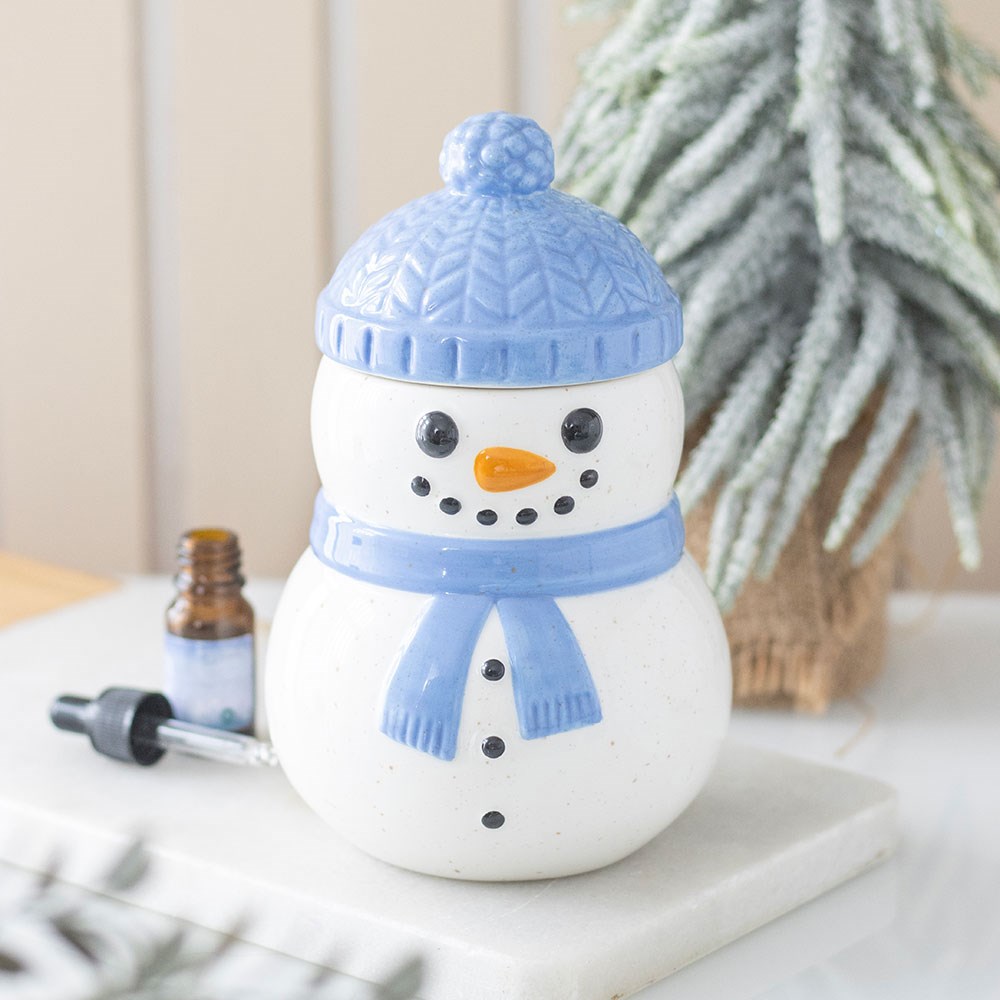 Kertahús - Blue Winter Snowman