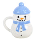 Bolli með loki - Blue Winter Snowman