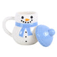 Bolli með loki - Blue Winter Snowman