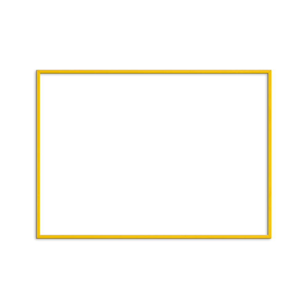 Viðarrammi - Yellow