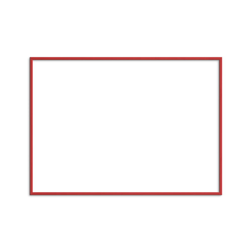 Viðarrammi - Red
