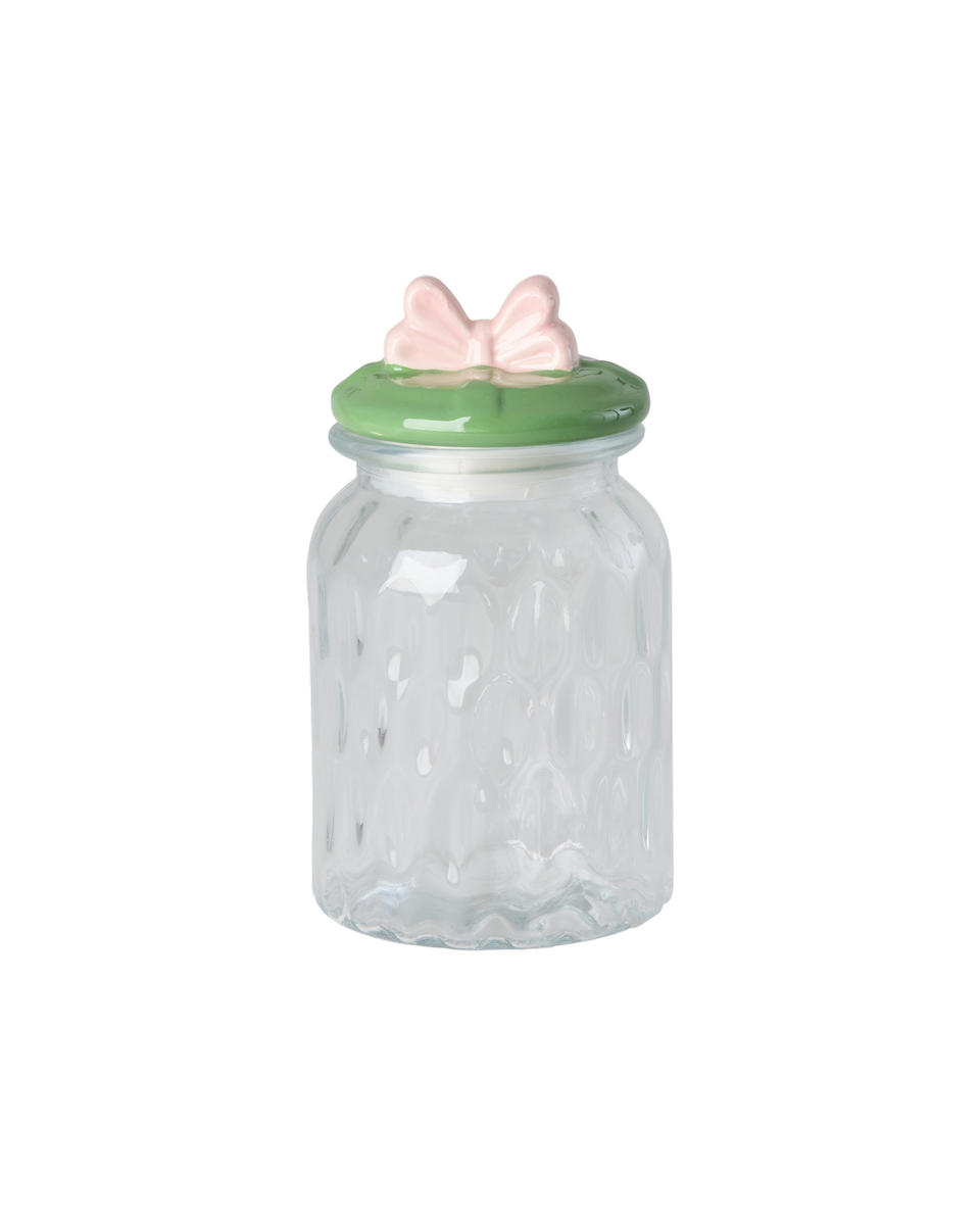 Glerkrús miðstærð - green/pink