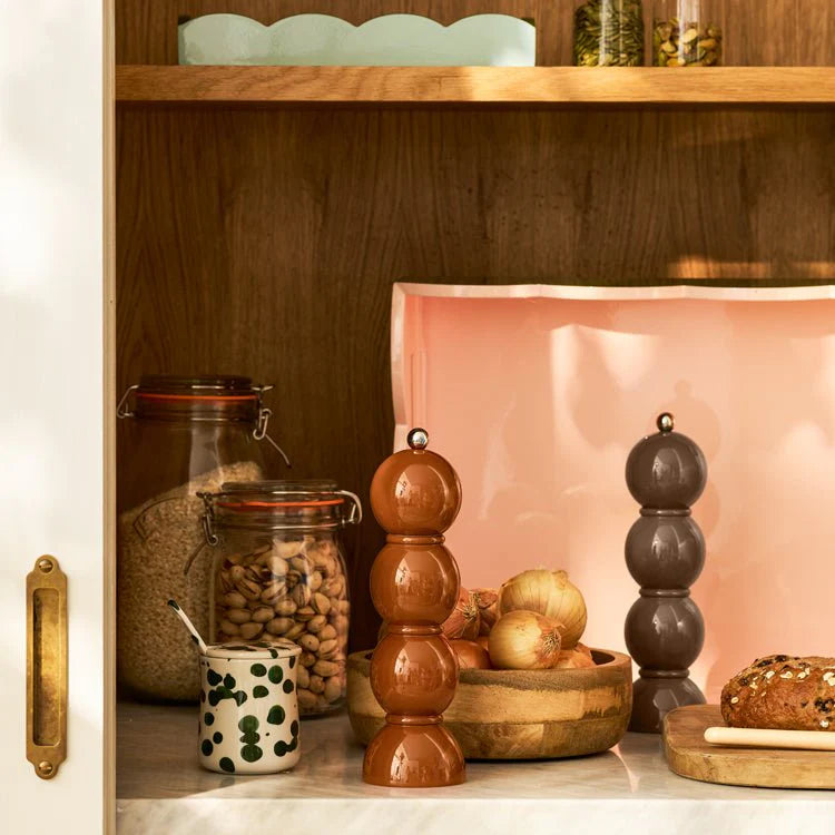 Salt & pipar staukur - bobbin/nutmeg