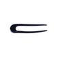 French U pin - Black