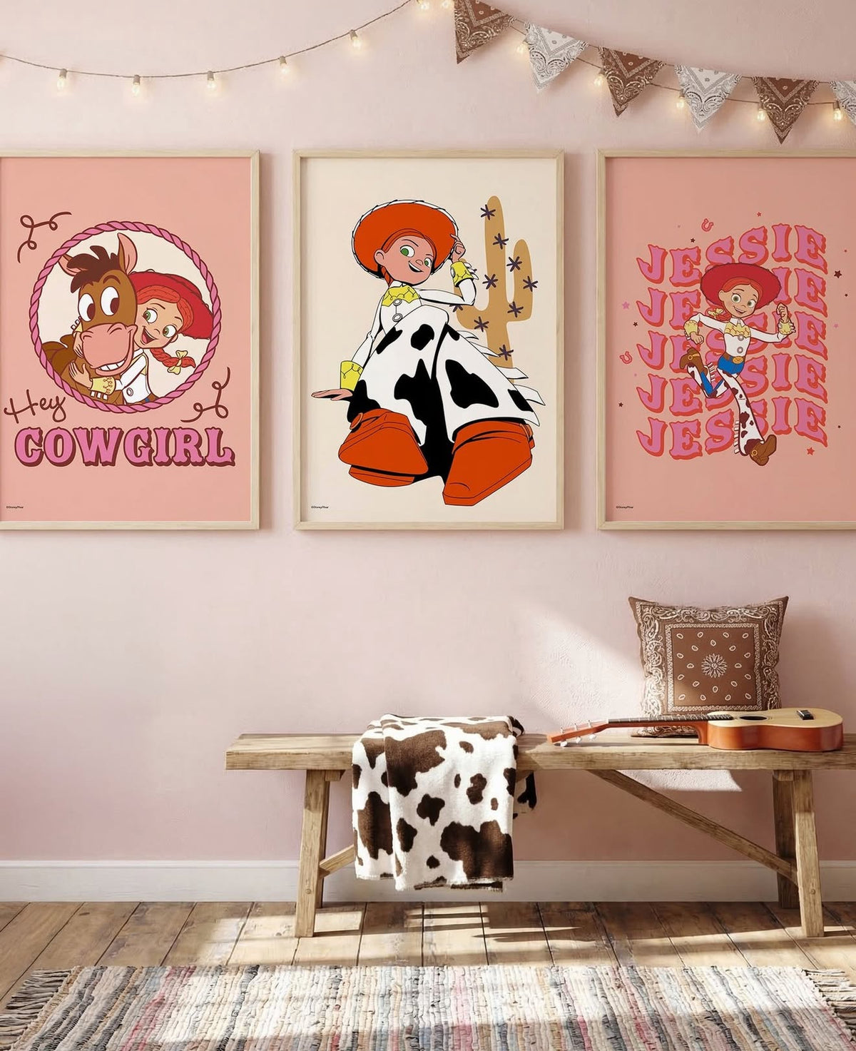 Veggspjald Toy Story - Jessie/Cowgirl Adventure