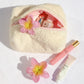 Small Hawaiian Flower Clip - Paradise Pink