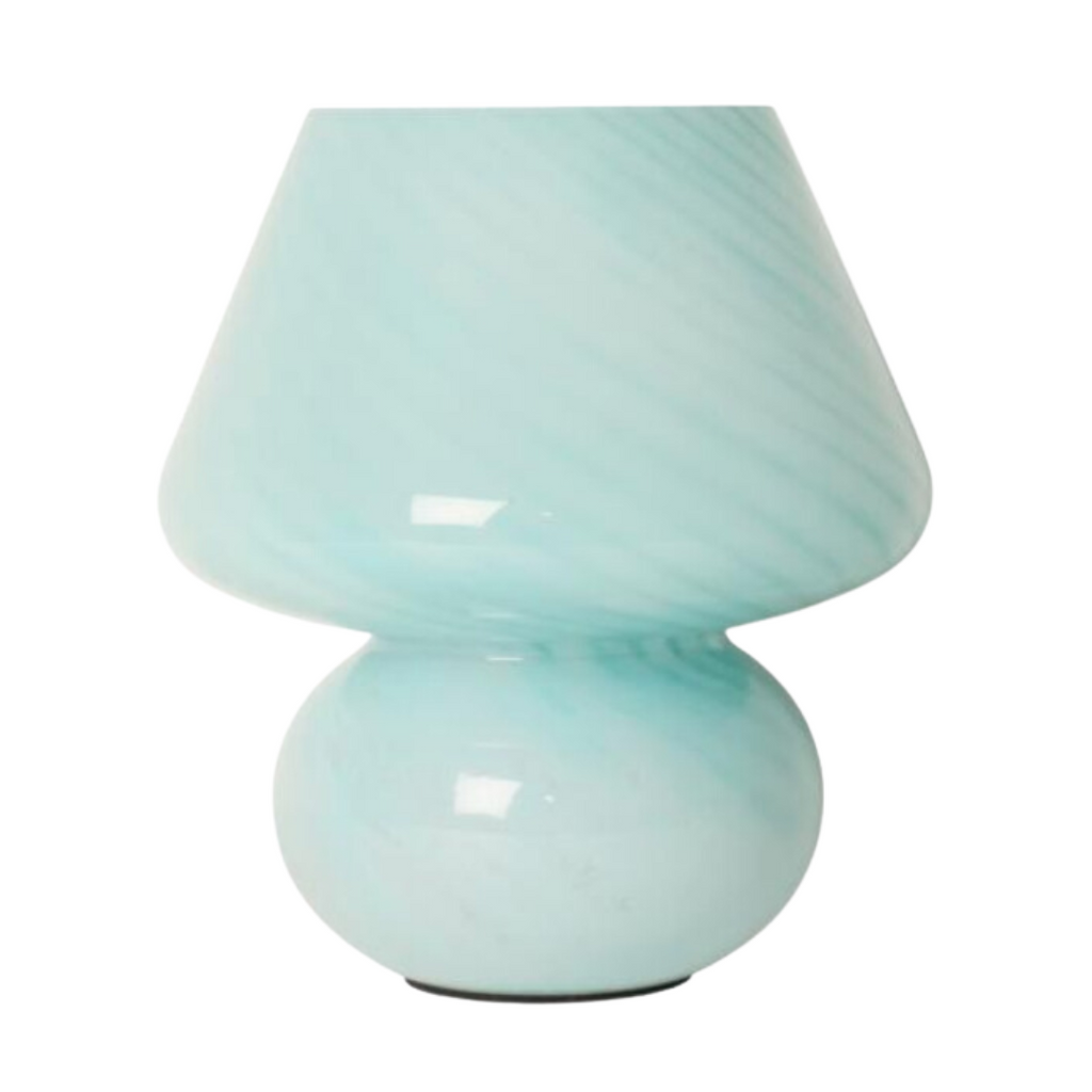Mushroom lampi stór - Joyful light blue