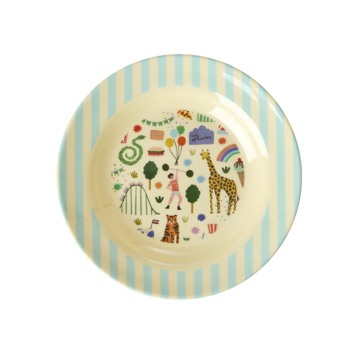 Skál melamine - Fun Fair/Mint