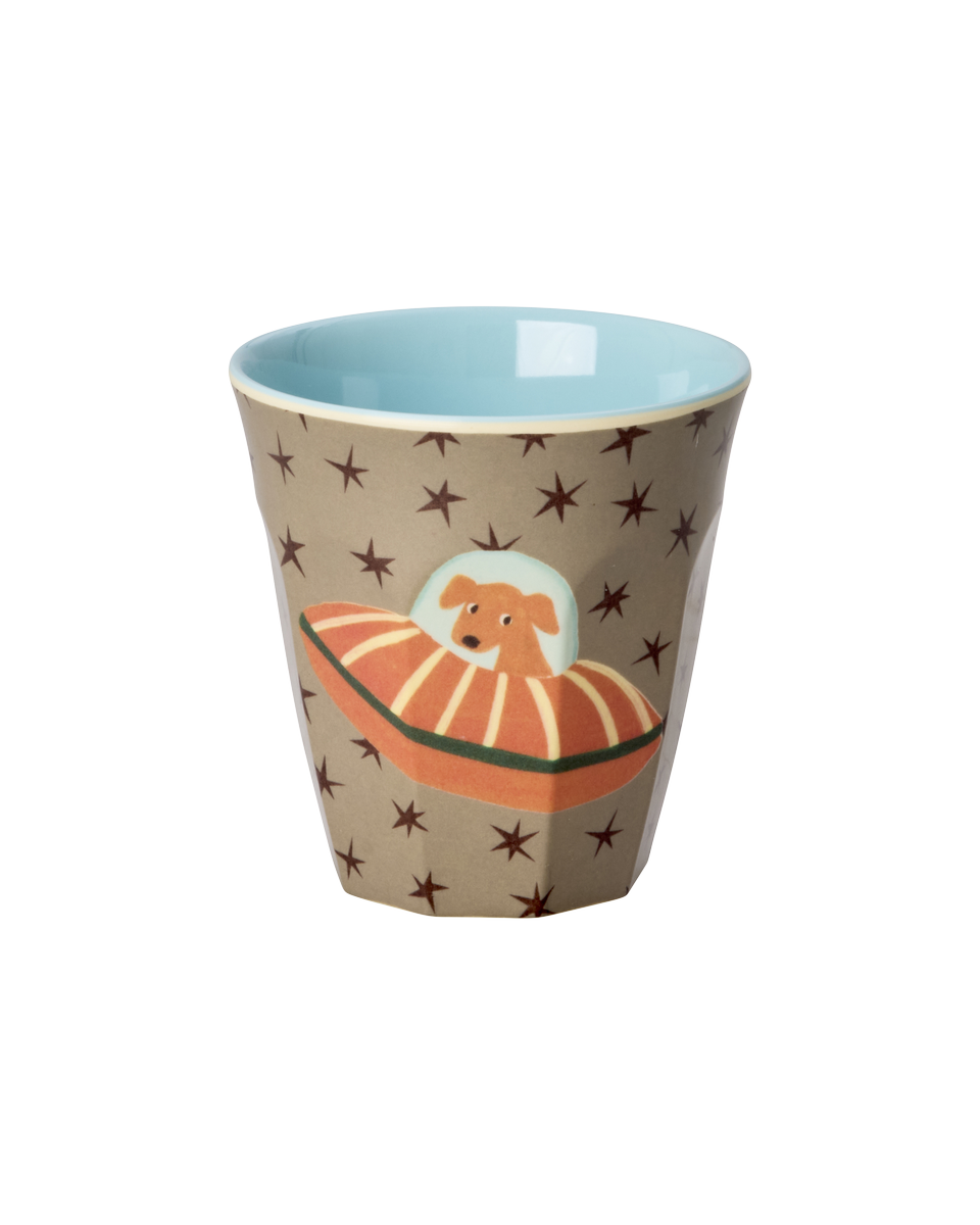 Glös melamine 6 stk. lítil  - Dogs in space