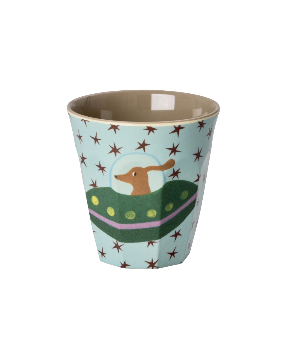 Glös melamine 6 stk. lítil  - Dogs in space
