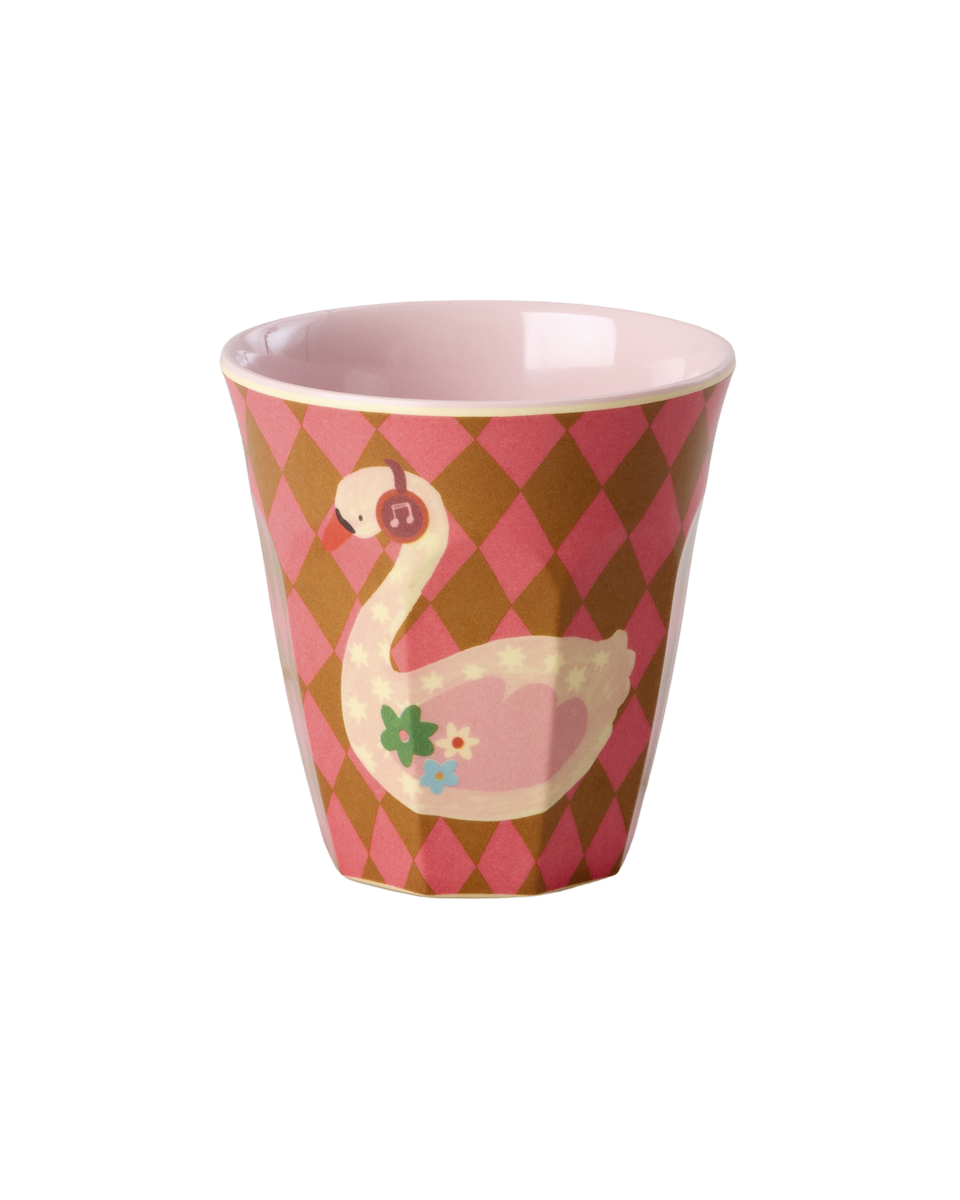 Glös melamine 6 stk. lítil  - Music band/pink